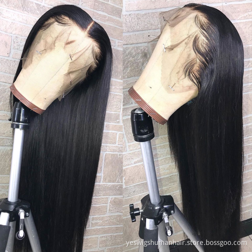 Yeswigs HD Full Lace Frontal Closure Wig Vendor Raw Indian Virgin Natural Human Hair Lace Front Wig Human Hair For Black Women